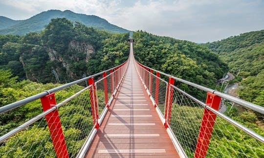 Recorrido por la DMZ y el puente colgante rojo del monte Gamaksan desde Seúl