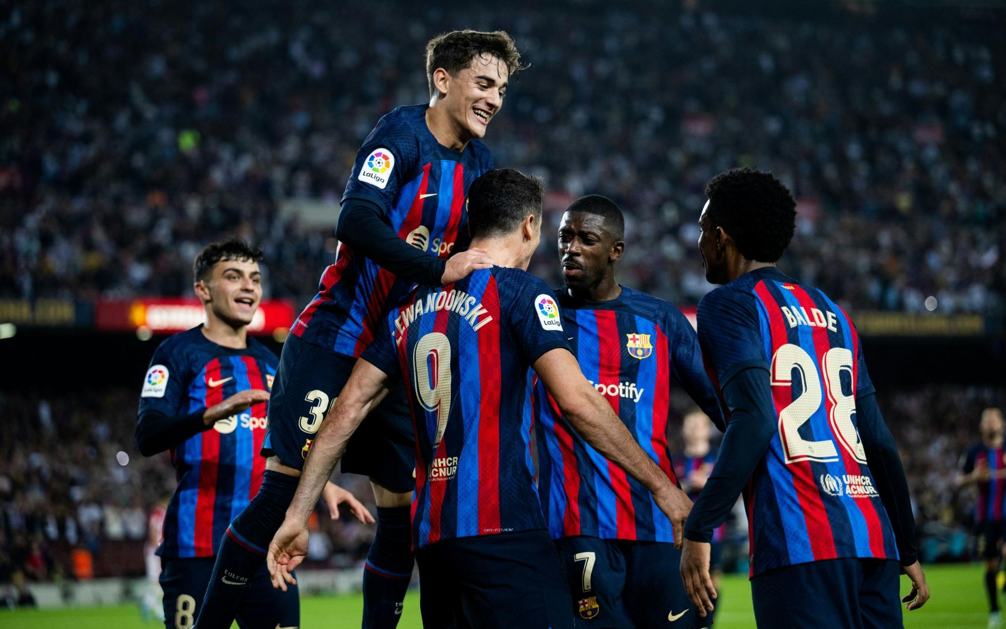 FC Barcelona match at Olympic Stadium