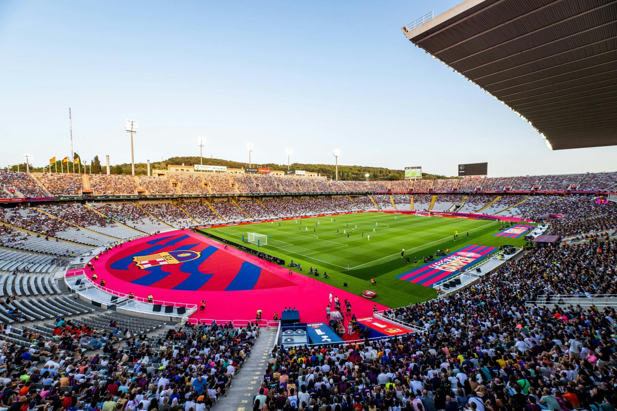 FC Barcelona match at Olympic Stadium