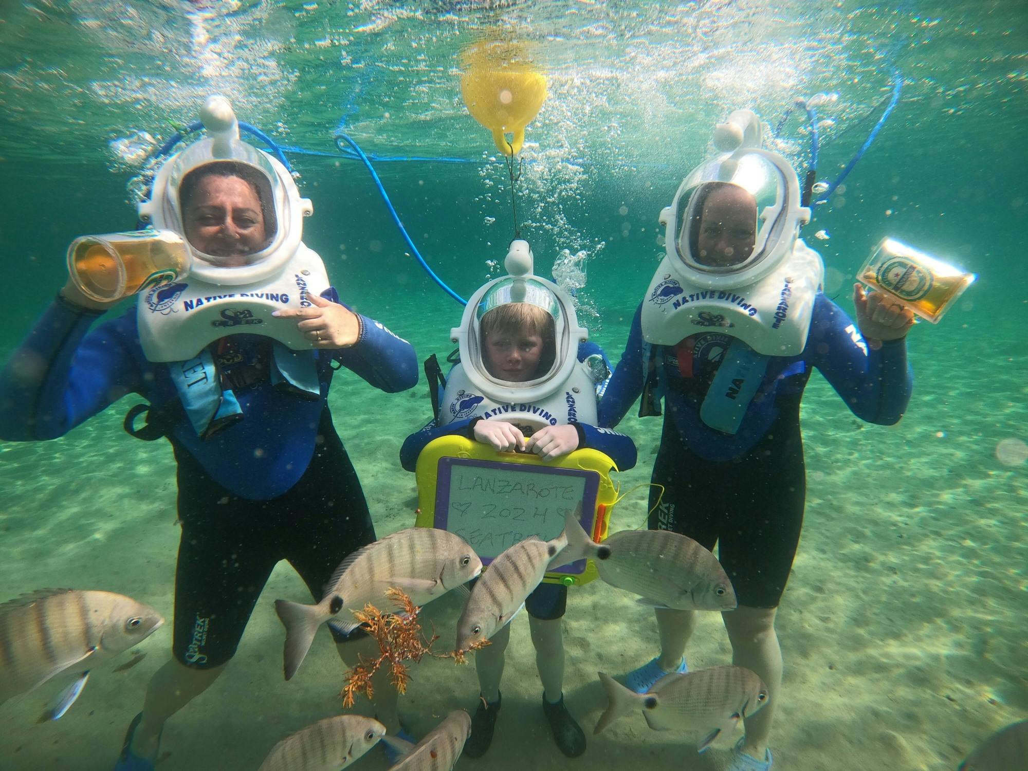 Lanzarote Sea Trek Dive Experience