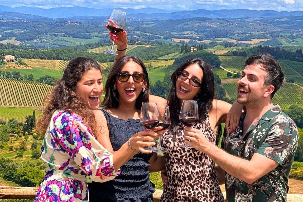 Tuscan Wine Tour with Two Wineries and San Gimignano From Rome