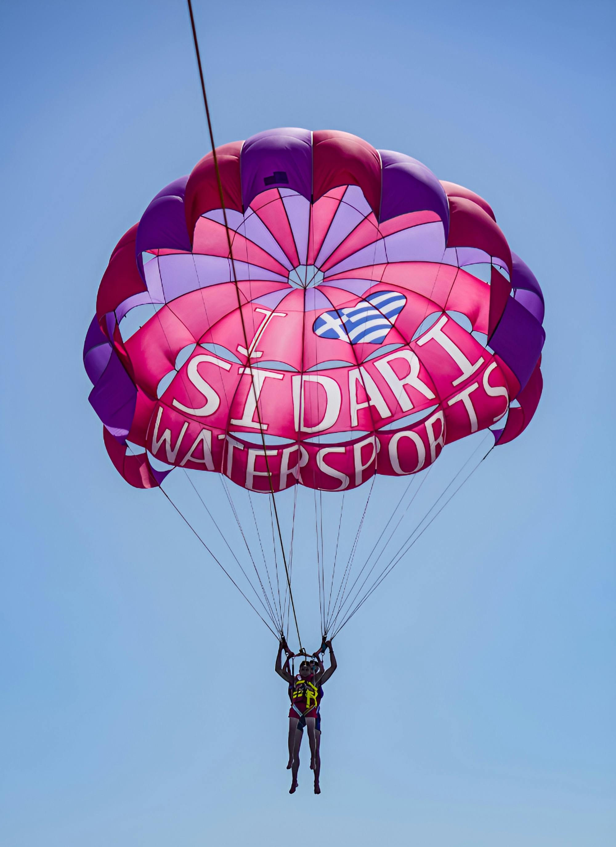 Parasailing Tandem de 20 minutos em Corfu