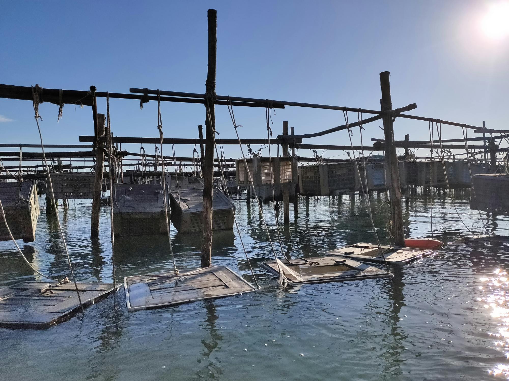 Nachhaltige Aquakultur-Bootstour in der Lagune von Chioggia