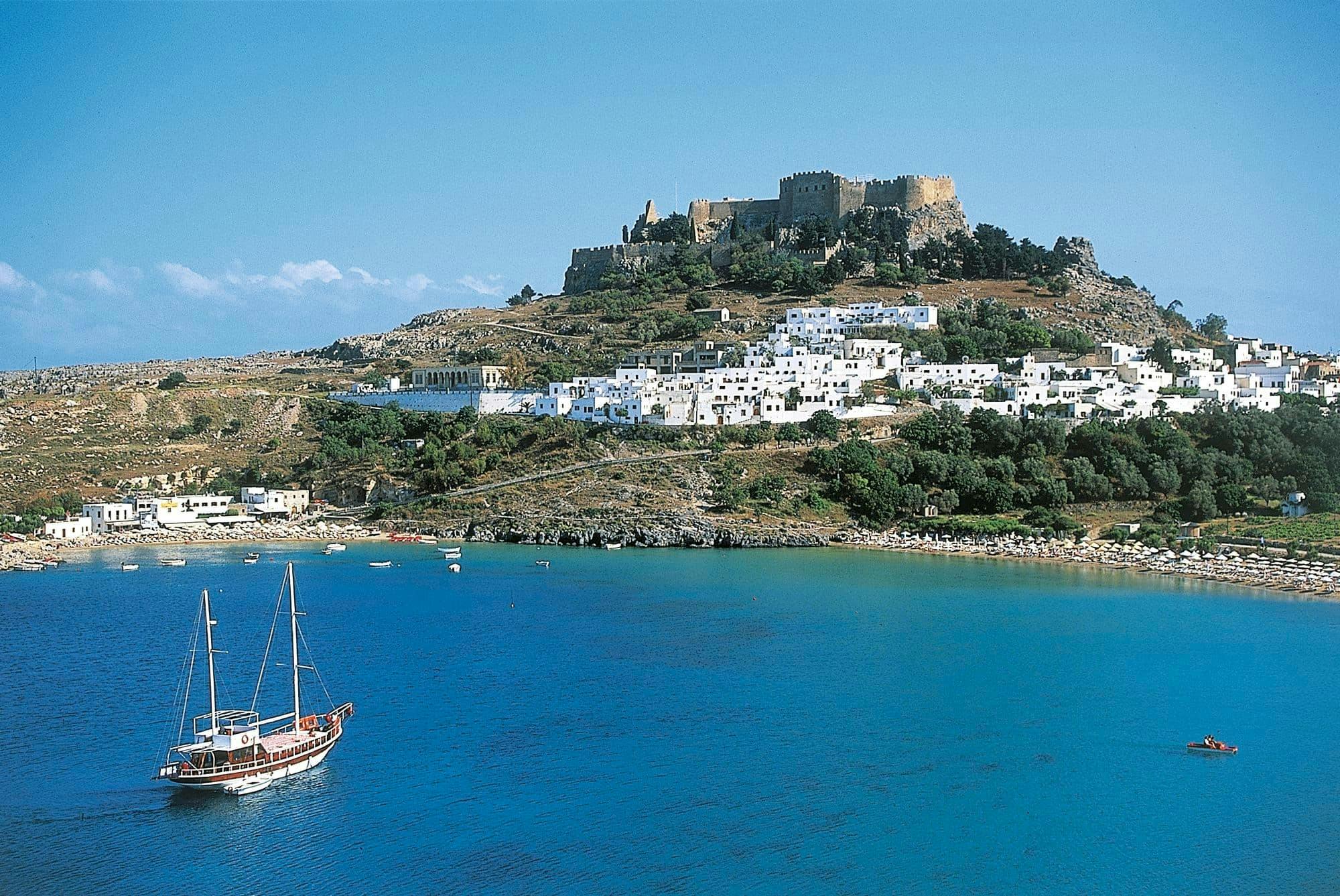 Lindos by Boat from Kolymbia Ticket