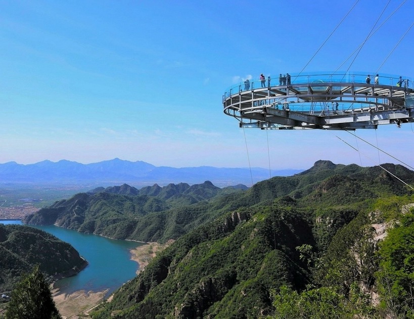 Shilinxia glass platform and 798 Art District or Ming City Wall tour ...