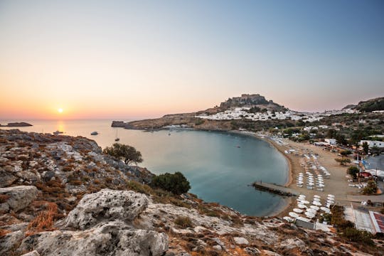 Transfert pour Lindos en soirée