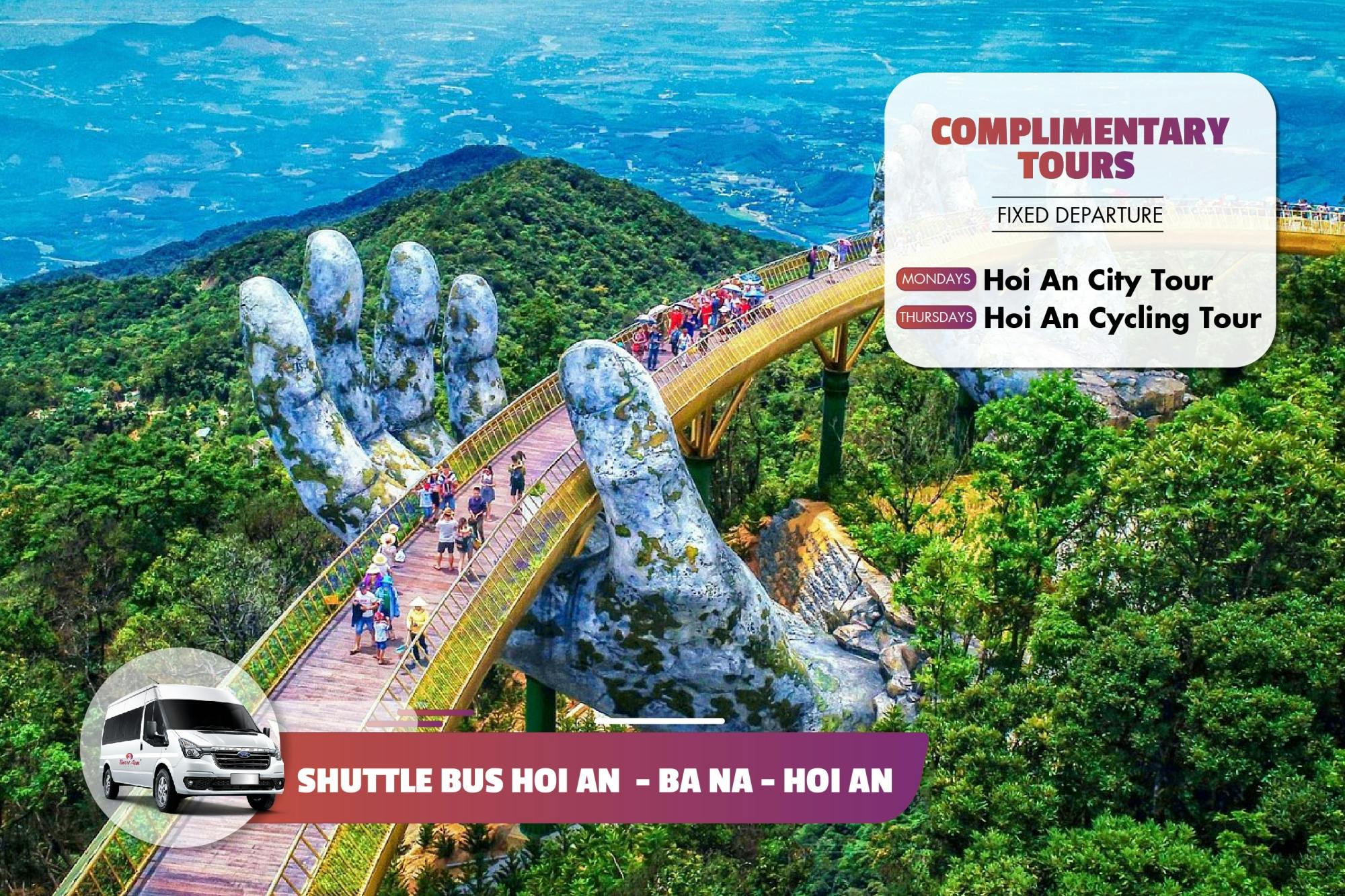 Autobus wahadłowy w obie strony do Ba Na Hills z Hoi An