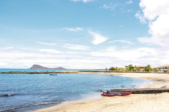 Sal off-road-safari med strandgrill på Kite Beach i solnedgången