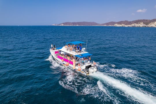 Huatulco-boottocht met snorkelen