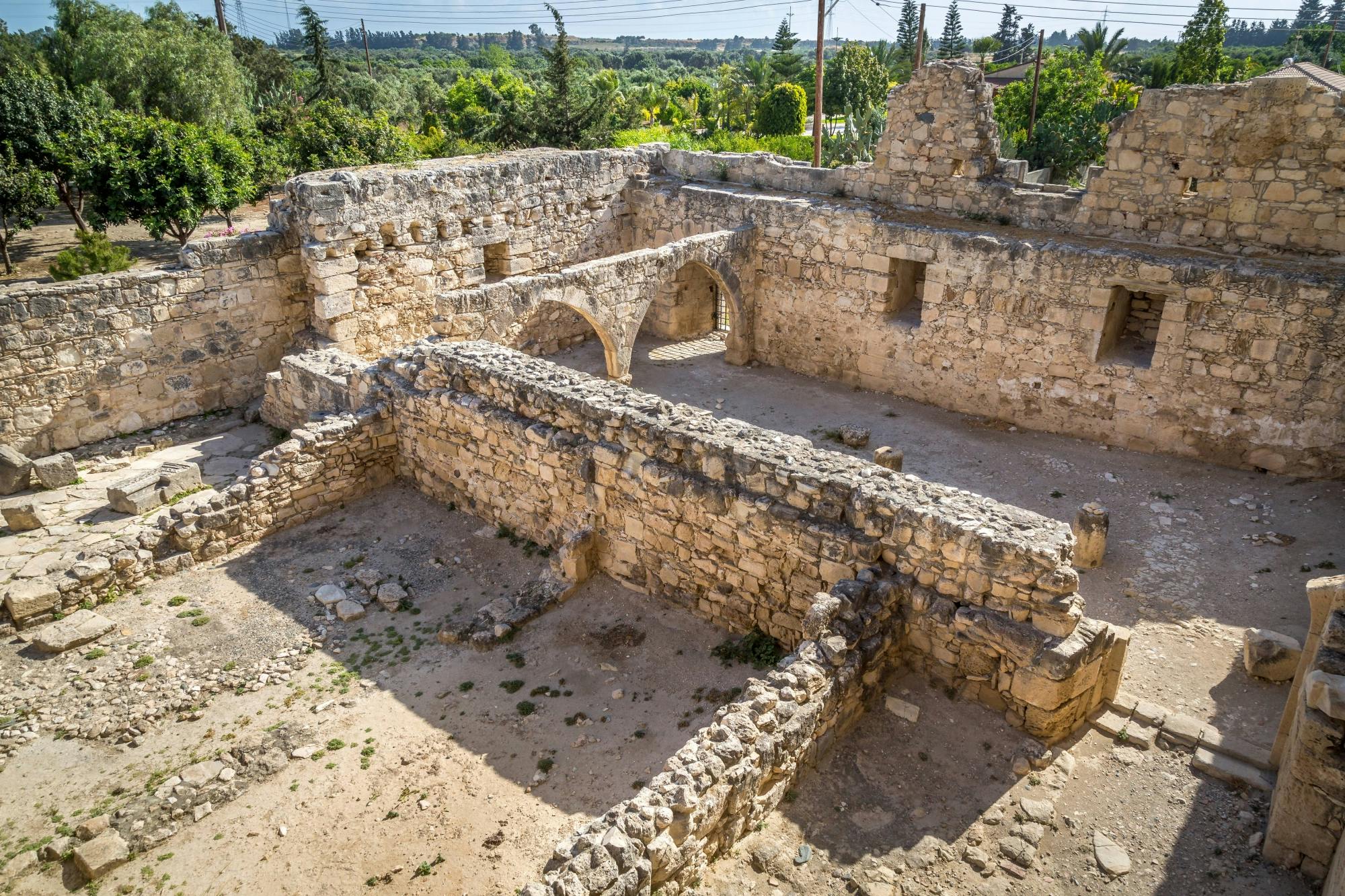 Ancient Kourion, Kolossi Castle, Omodos & Winery Tour from Limassol