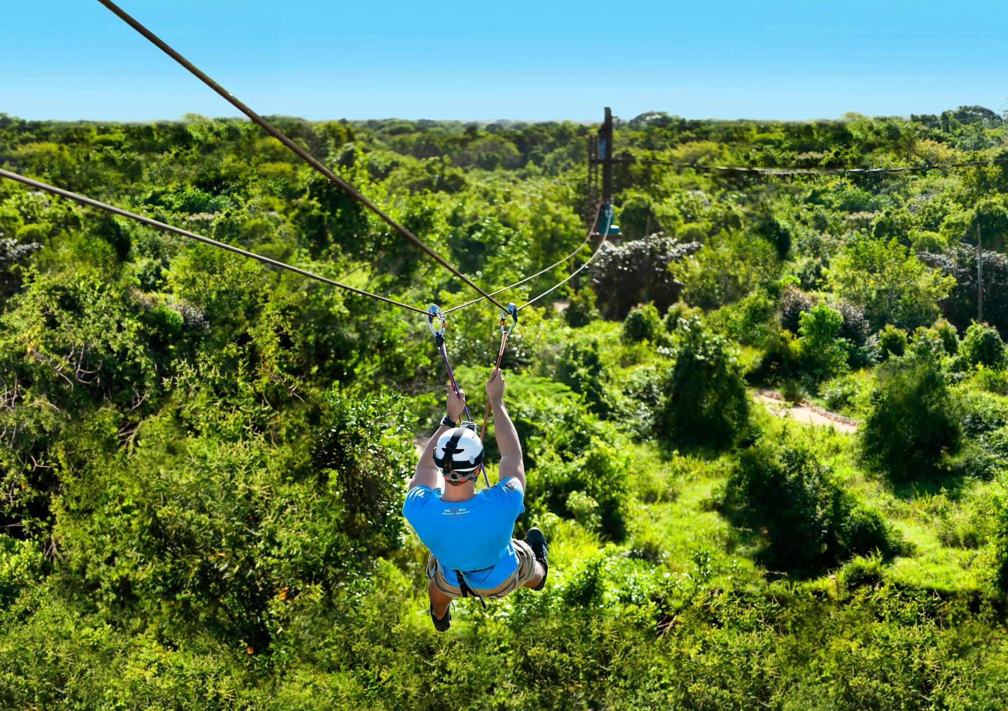 Activity day at Triple AAAdventure Park in Bavaro