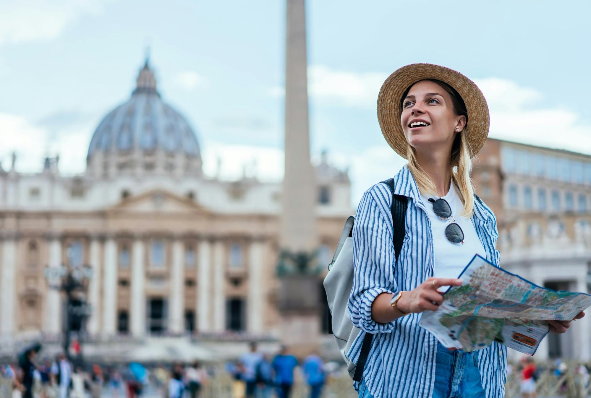 Vatican Museum guided tour and city sightseeing Rome  hop-on hop-off