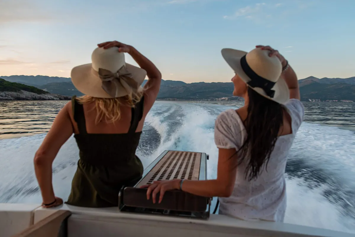 Romantic sunset cruise from Dubrovnik in Croatia