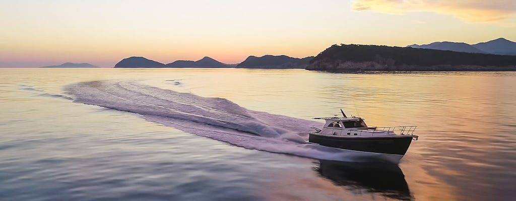 Romantic sunset cruise from Dubrovnik in Croatia