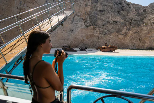 Zante cruise with Blue Caves, Smuggler’s Cove, Greek dancing and optional transfers