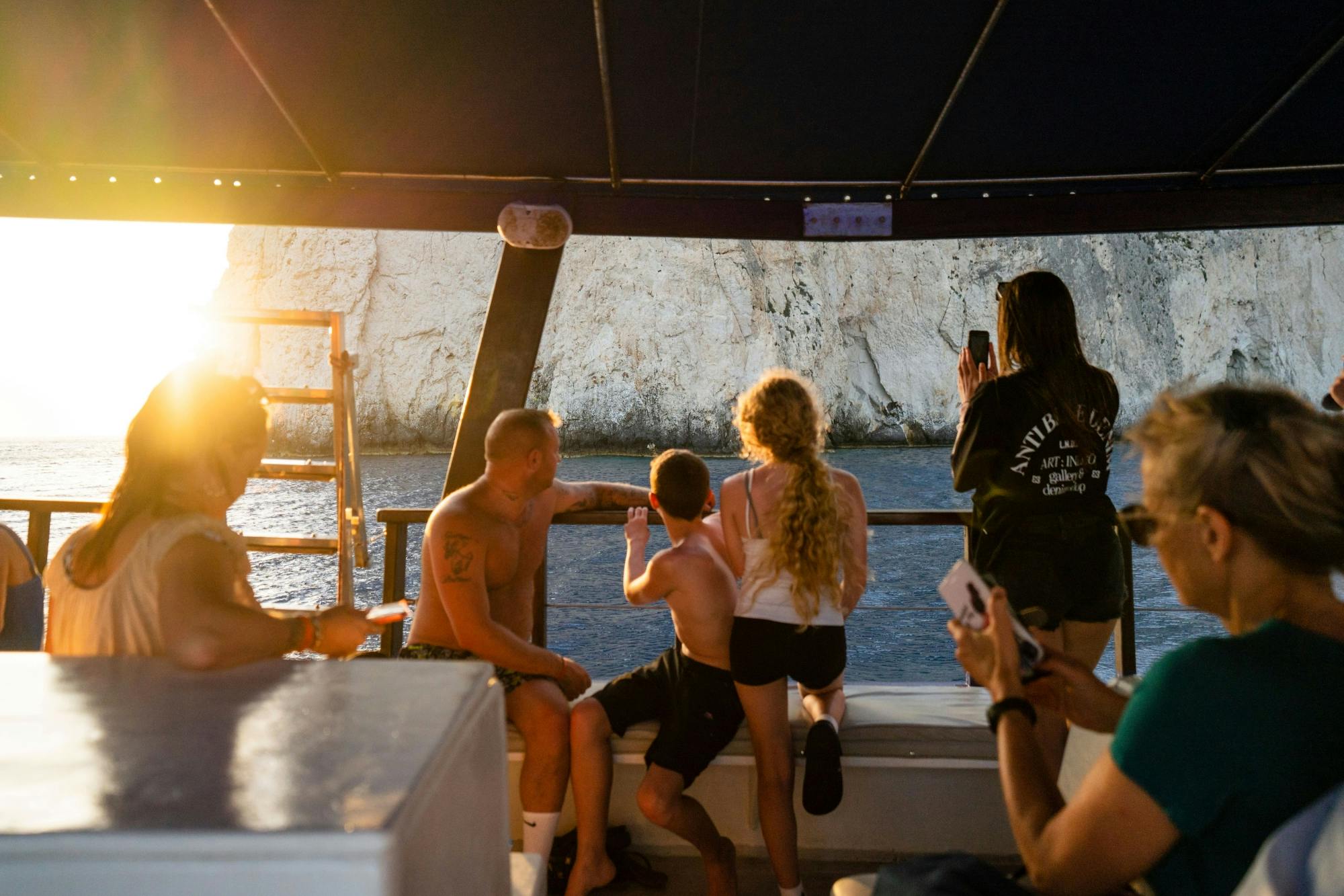 Zante Sunset Cruise on a Traditional Greek Boat