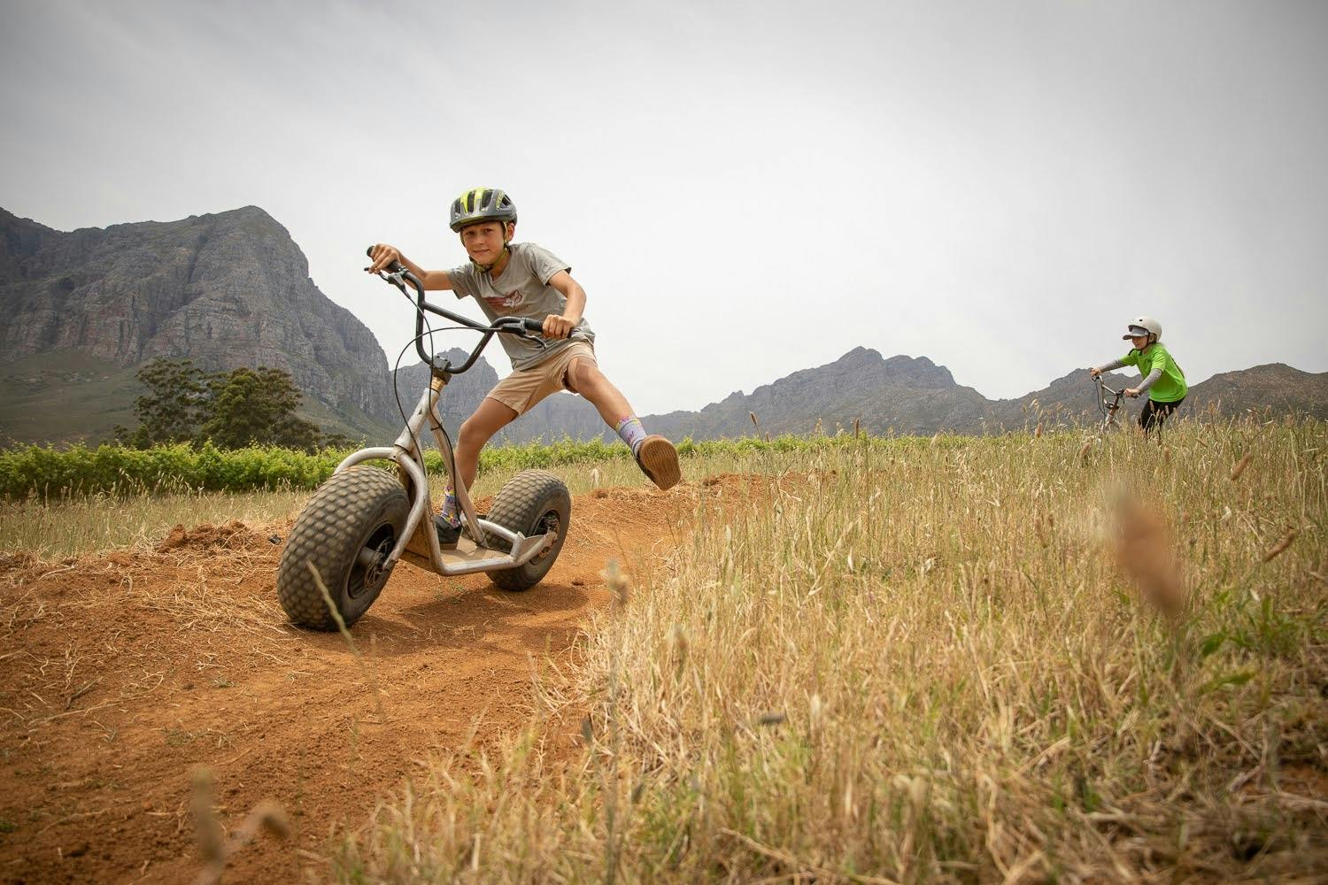 Aventura de scooter gravitacional em Stellenbosch