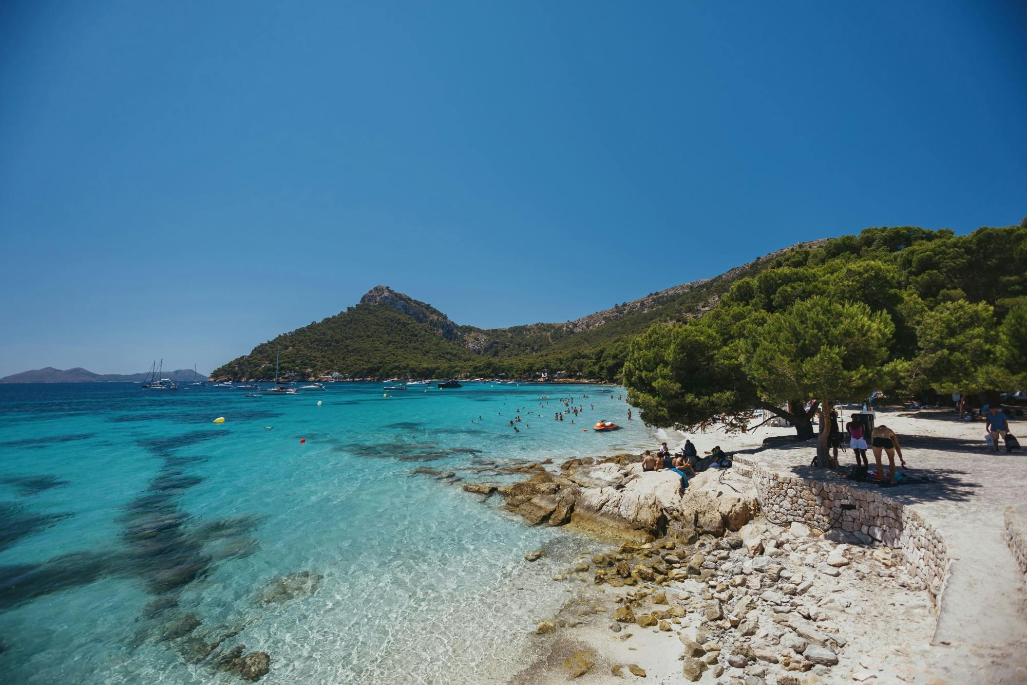 Formentor by Boat and Market from North Coast of Majorca