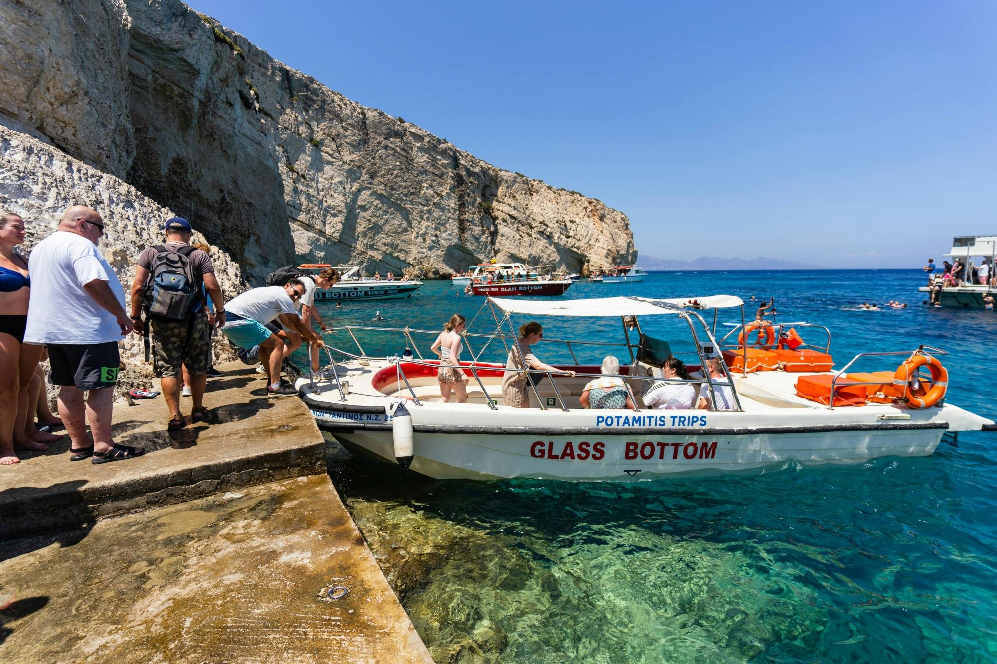 Zante Tour with Blue Caves Boat Trip and Wine Tasting