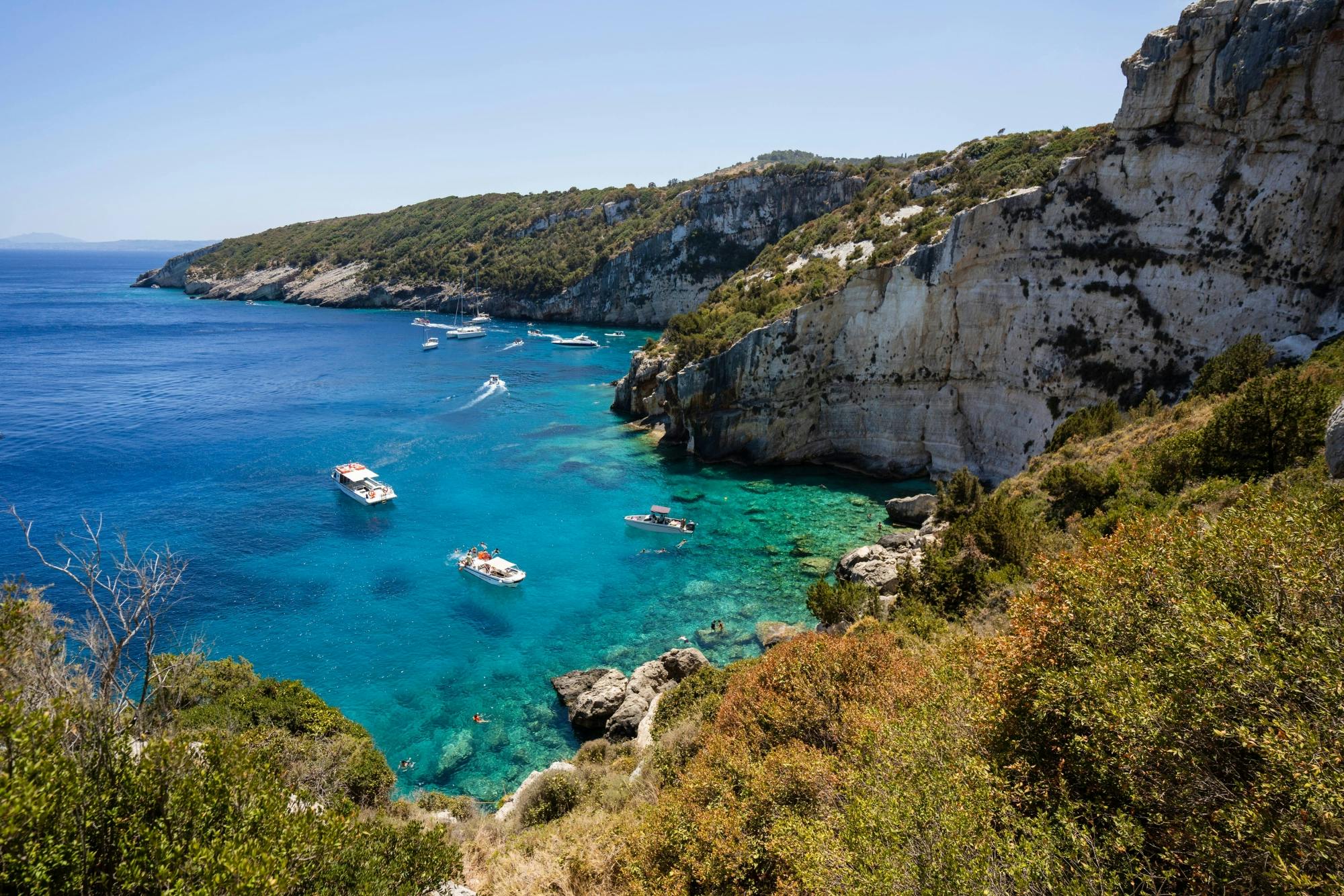 Zante Tour with Blue Caves Boat Trip and Wine Tasting