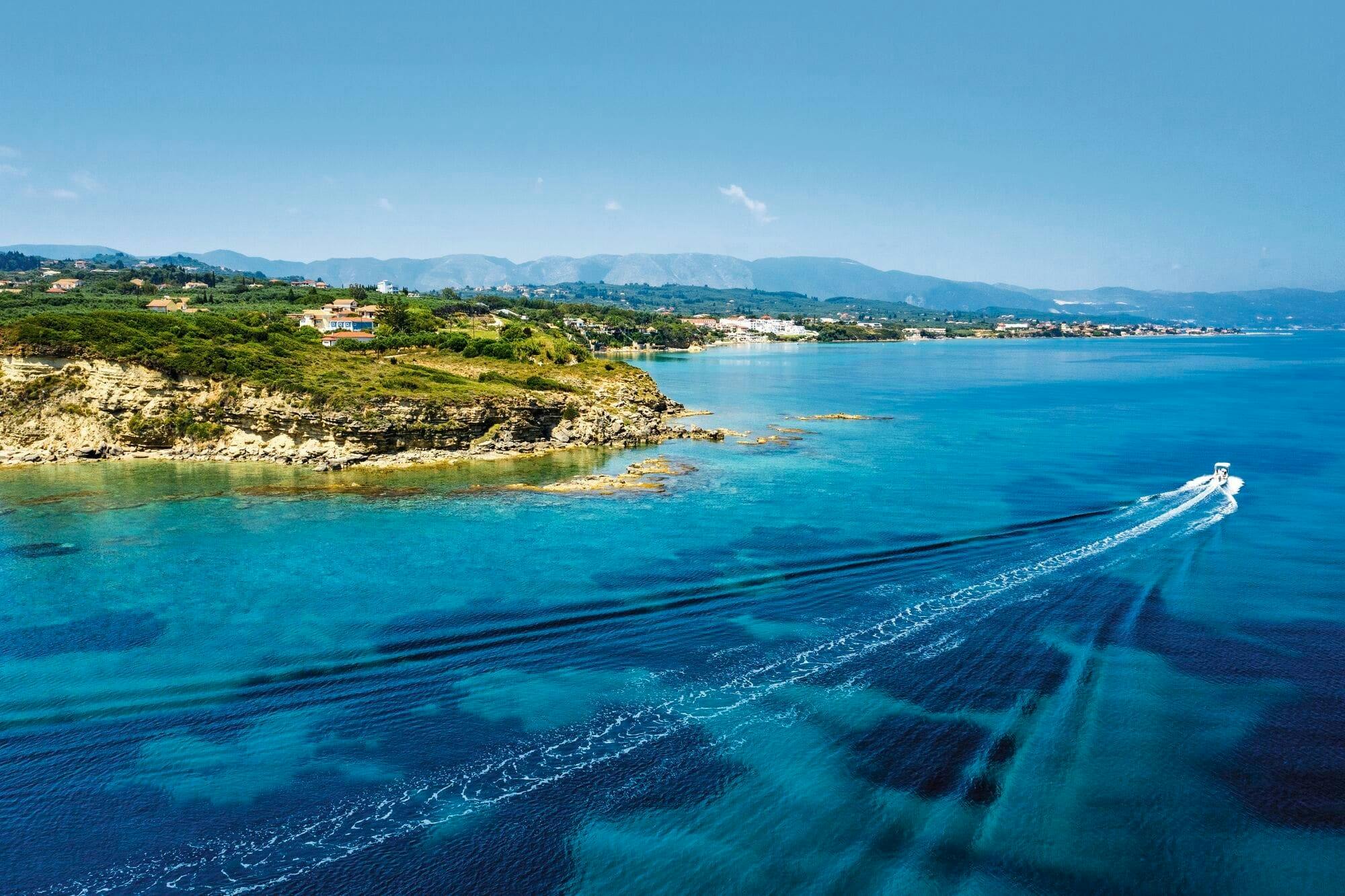 Avslappende cruise kun for voksne på Zakynthos