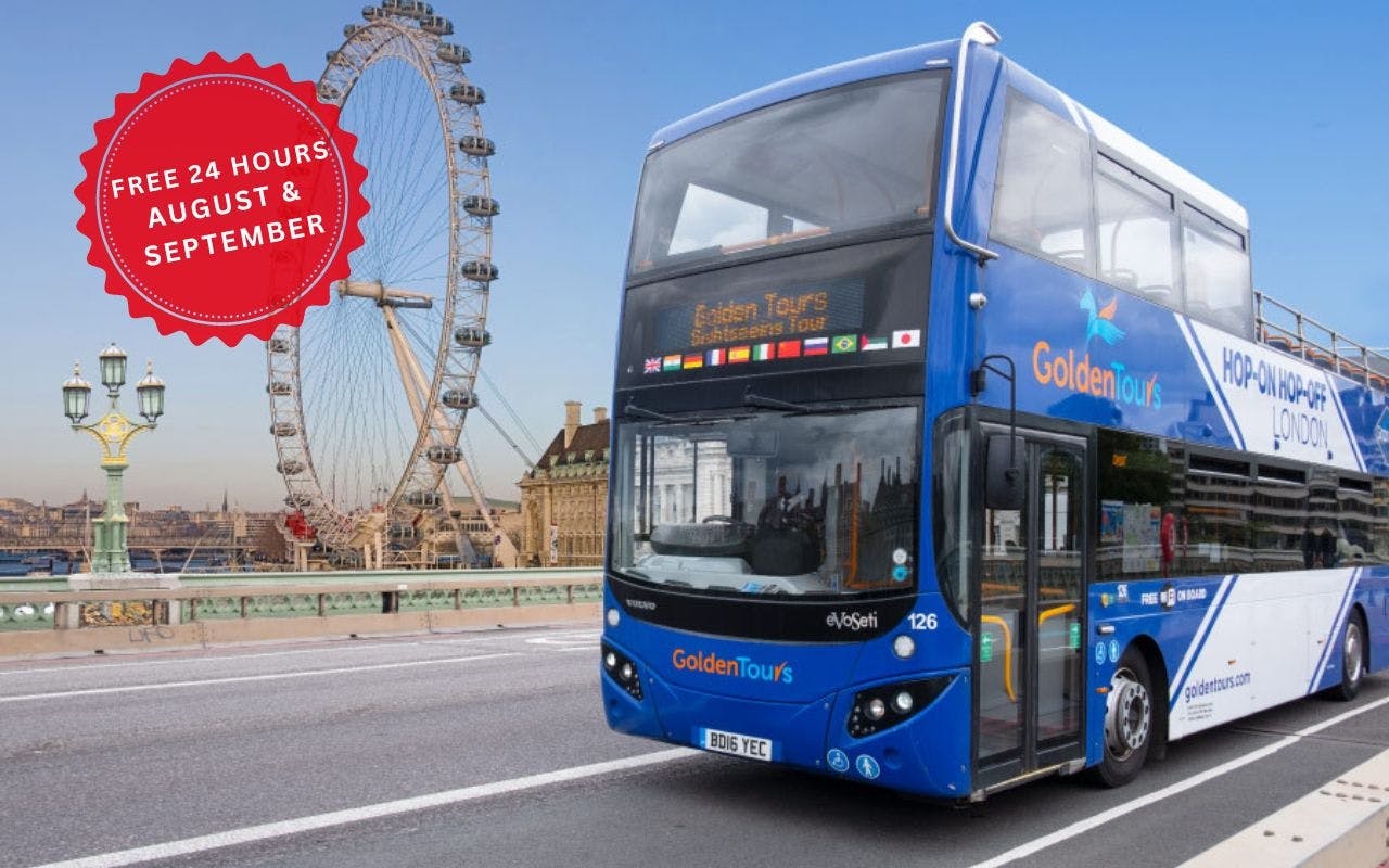 24-hour hop-on, hop-off London bus tour