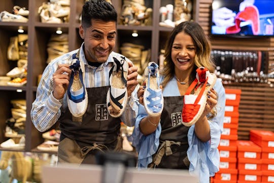 Laboratorio di autentiche espadrillas a Barcellona