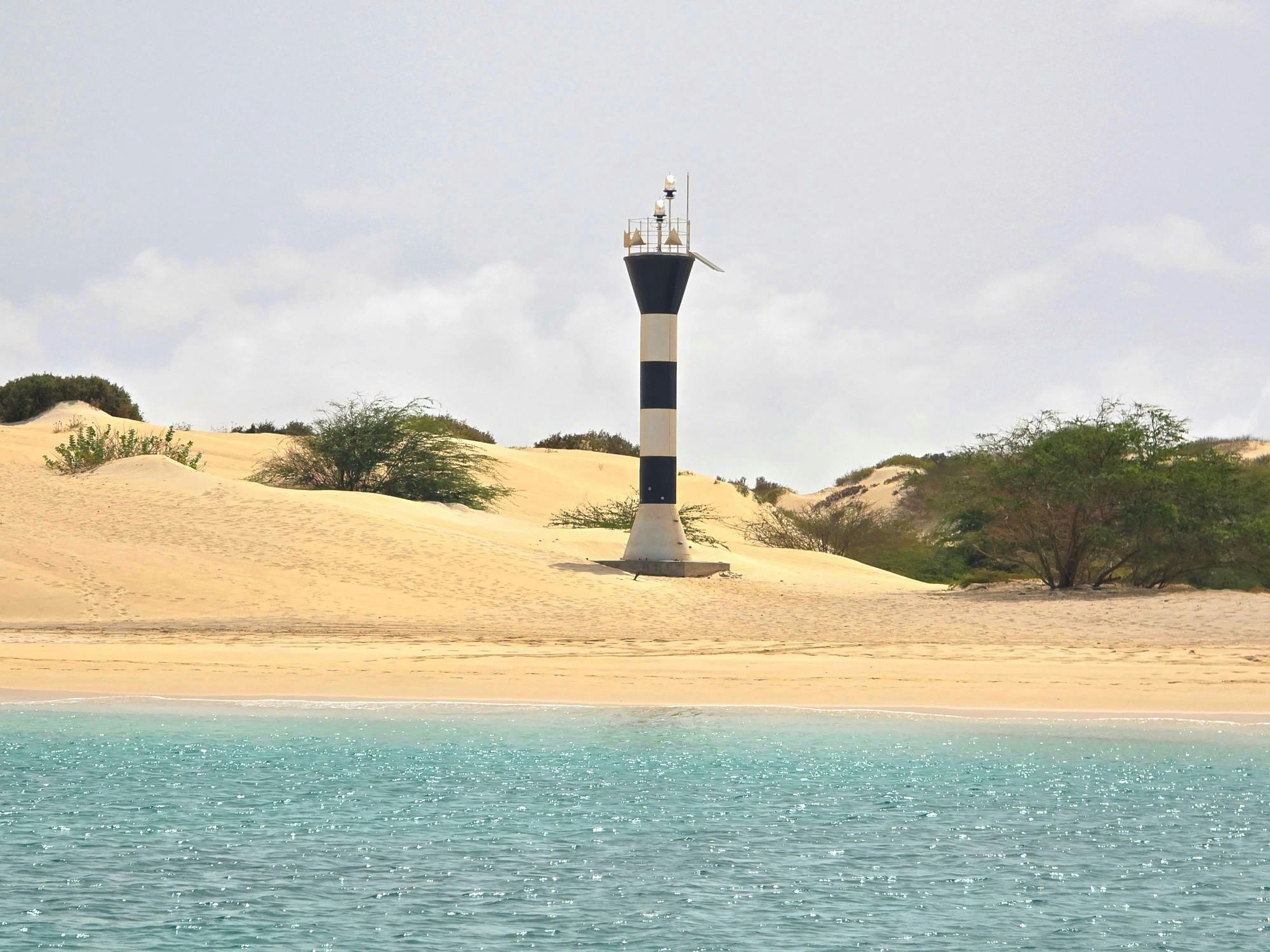 Chaves Bay boat cruise in Boa Vista with swim stop