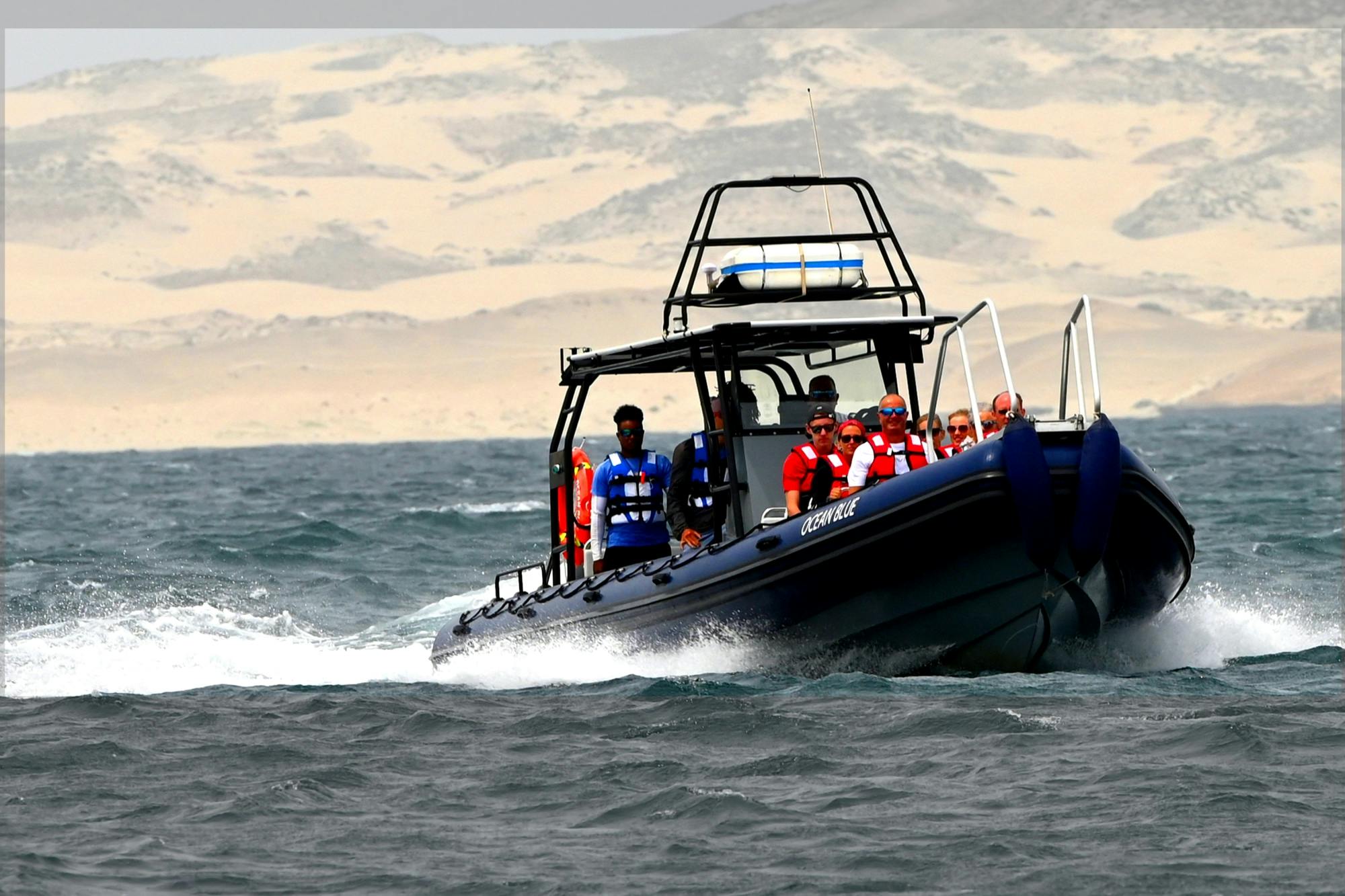 Chaves Bay boat cruise in Boa Vista with swim stop