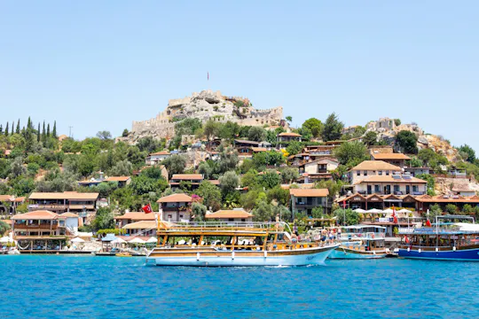 Excursion privée en bateau : La ville de Kekova et les ruines de Myra