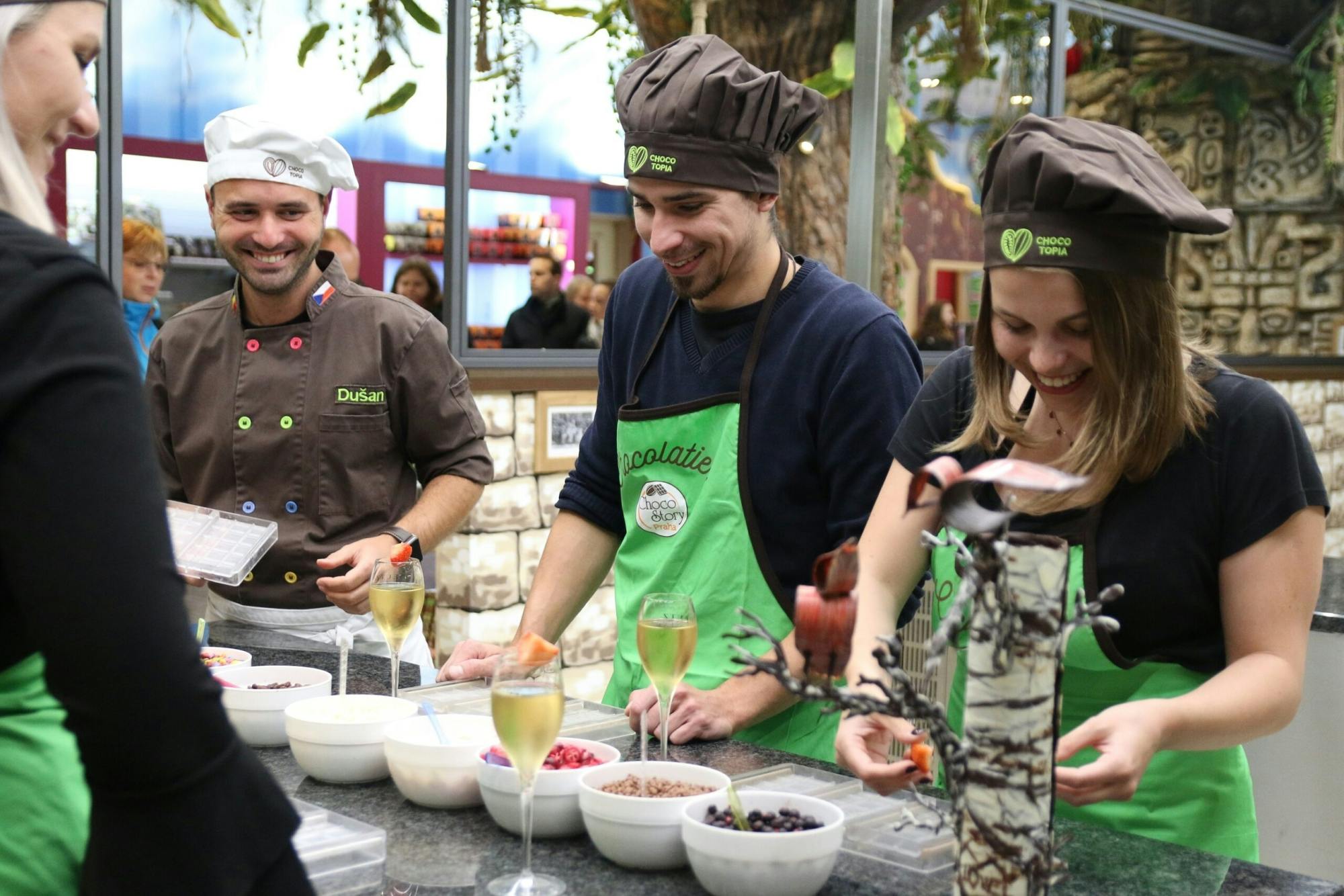 Toegang tot de chocoladefabriek Chocotopia met workshop en audiogids