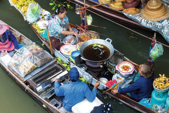 Schwimmender Markt Damnoen Saduak Tour