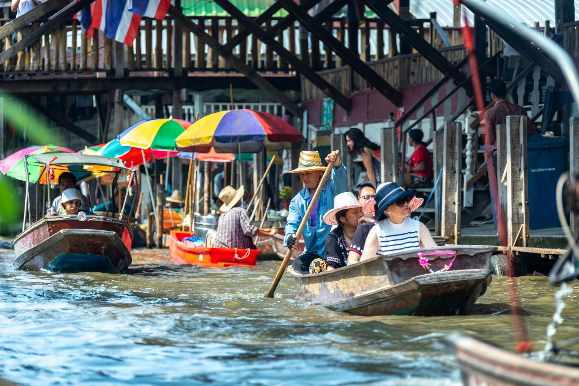 Railway and Floating Markets Tour with Local Community Visit