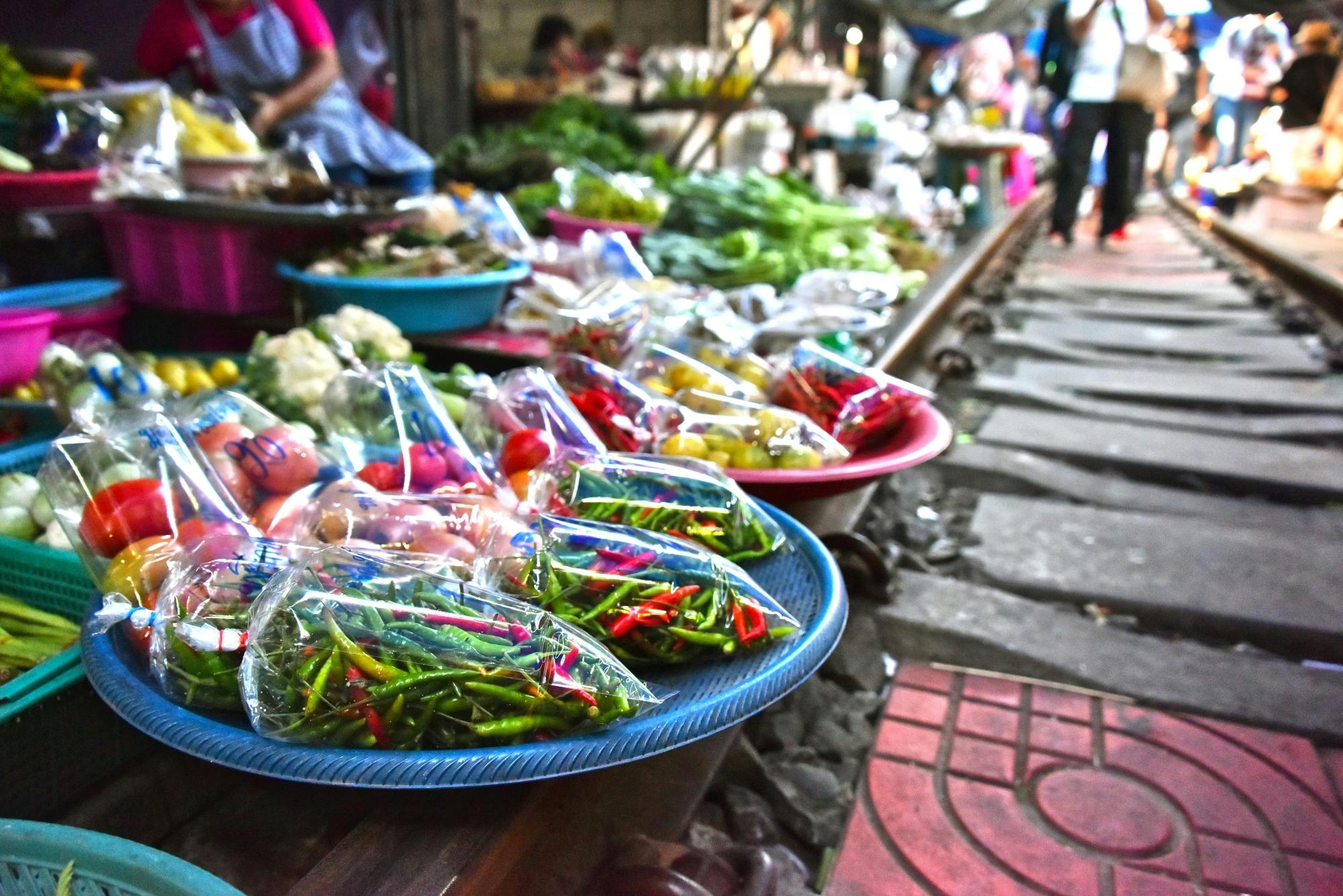 Exploring Local Life with Maeklong Railway Market