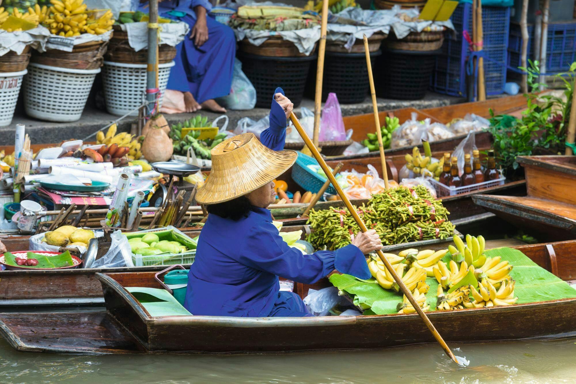 Railway and Floating Markets Tour with Local Community Visit