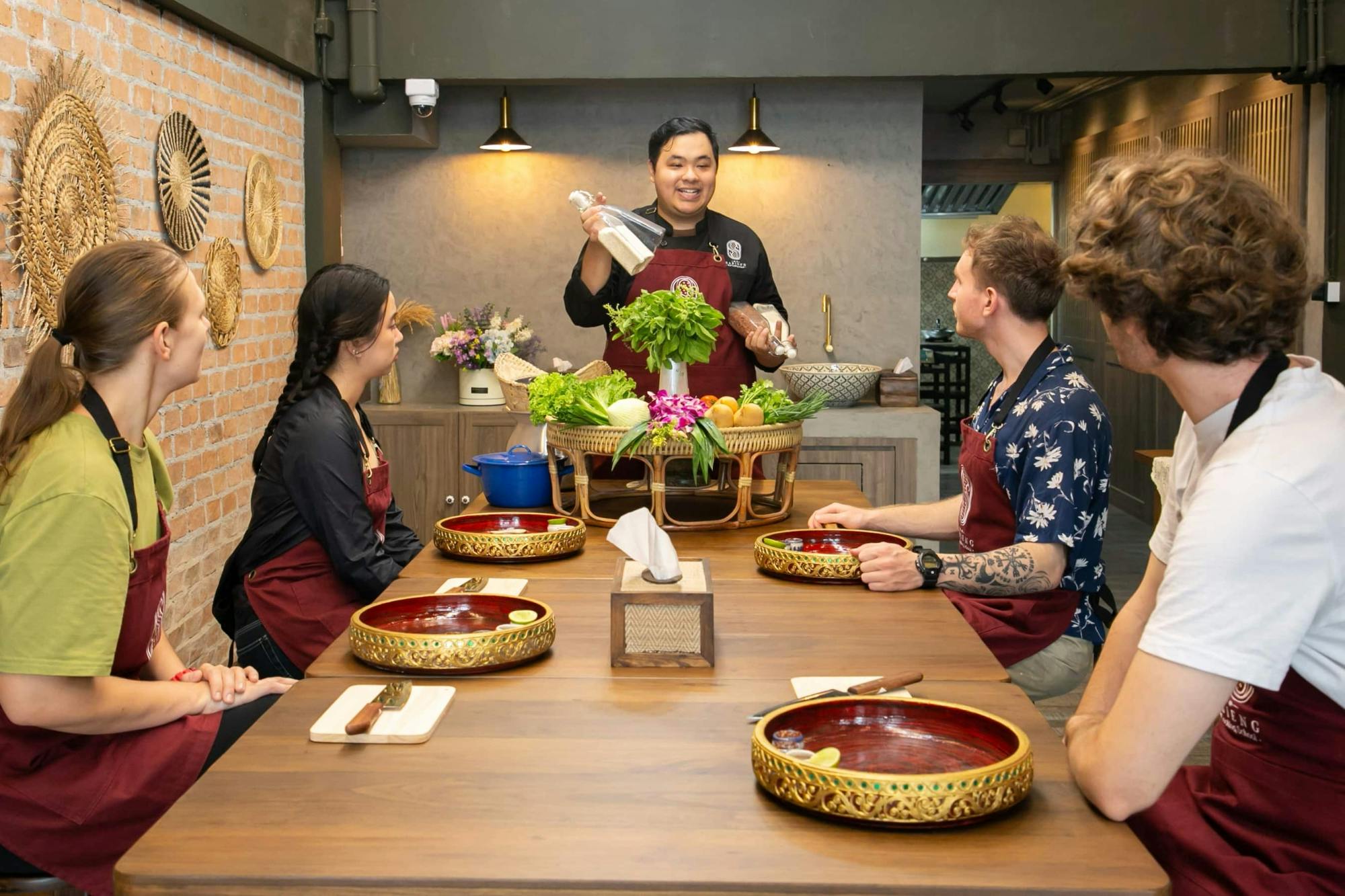 Lección de cocina Sabieng de medio día en Bangkok