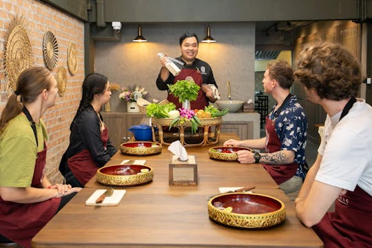 Lezione di cucina di mezza giornata a Bangkok Sabieng