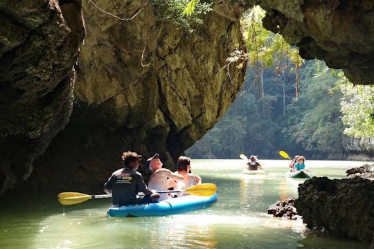 Full-day sea kayaking guided island tour from Khao Lak