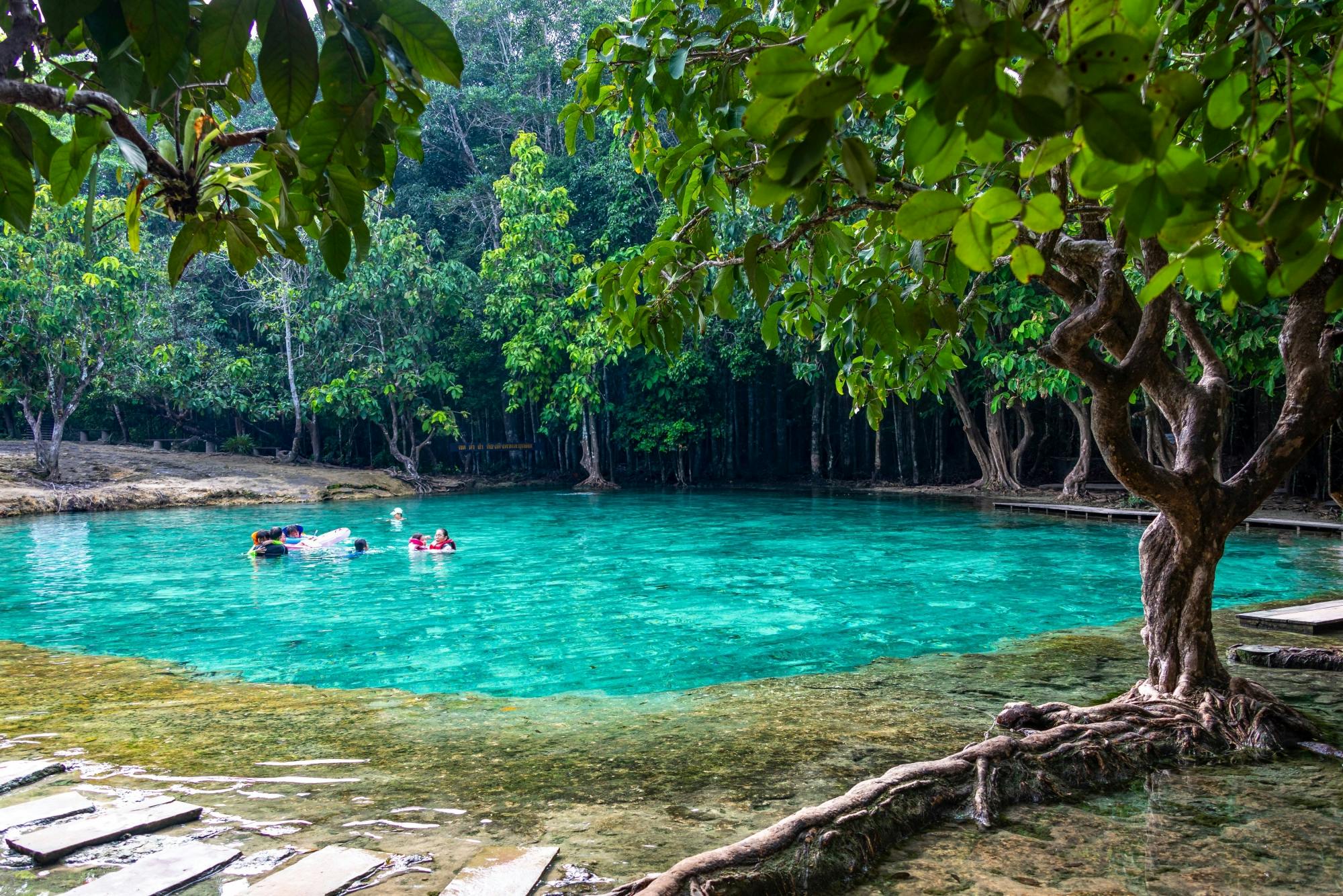 Krabi Jungle Tour with Hot Spring and Tiger Cave Temple