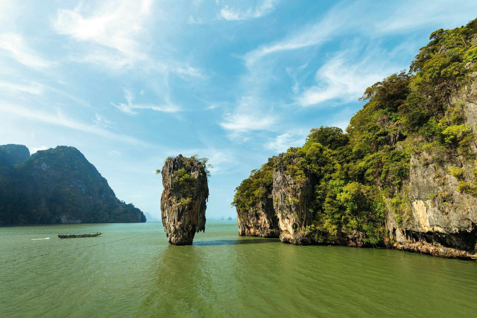 Full Day Phang Nga with Sea Kayak by Speedboat from Khaolak