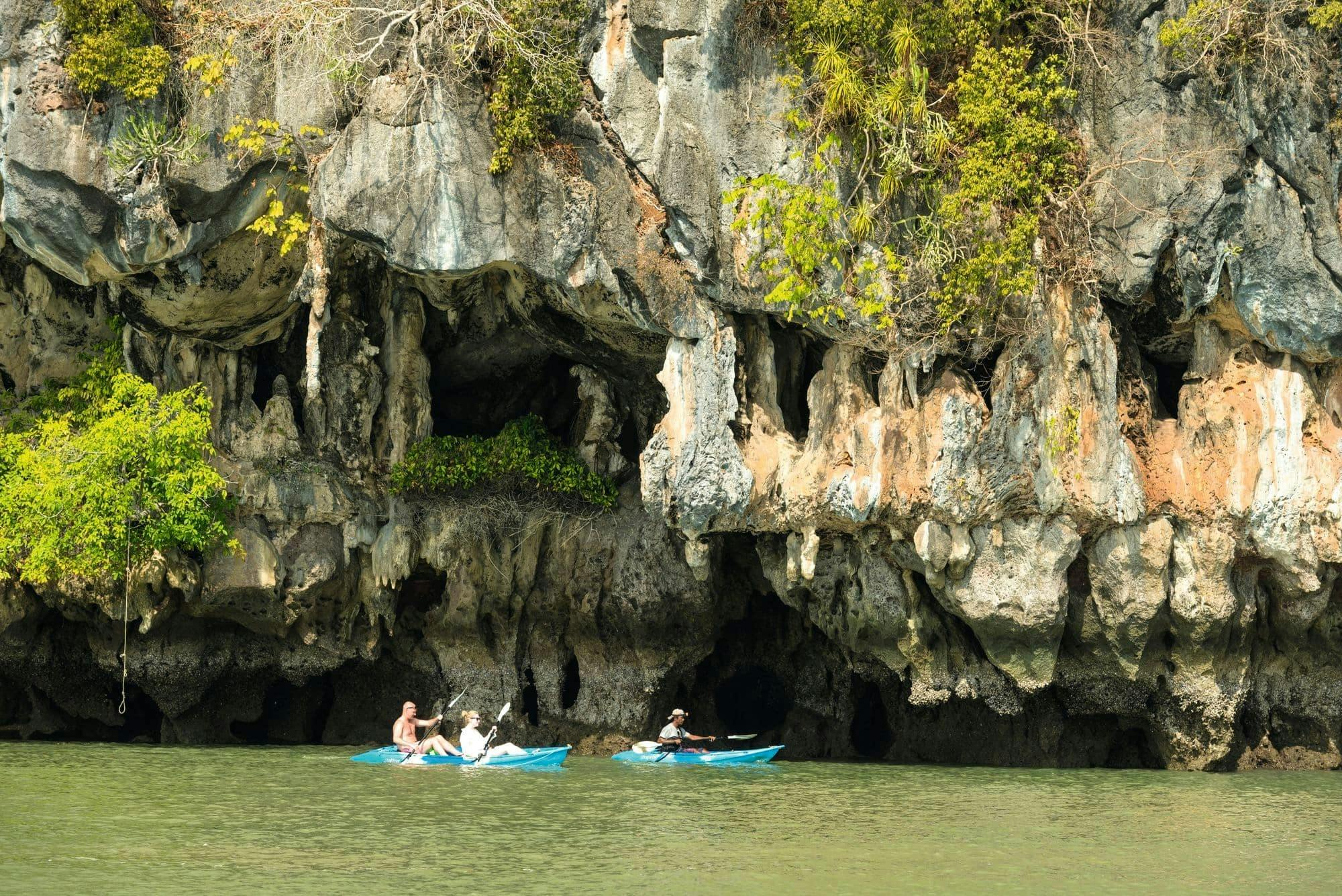 Full Day Phang Nga with Sea Kayak by Speedboat from Khaolak