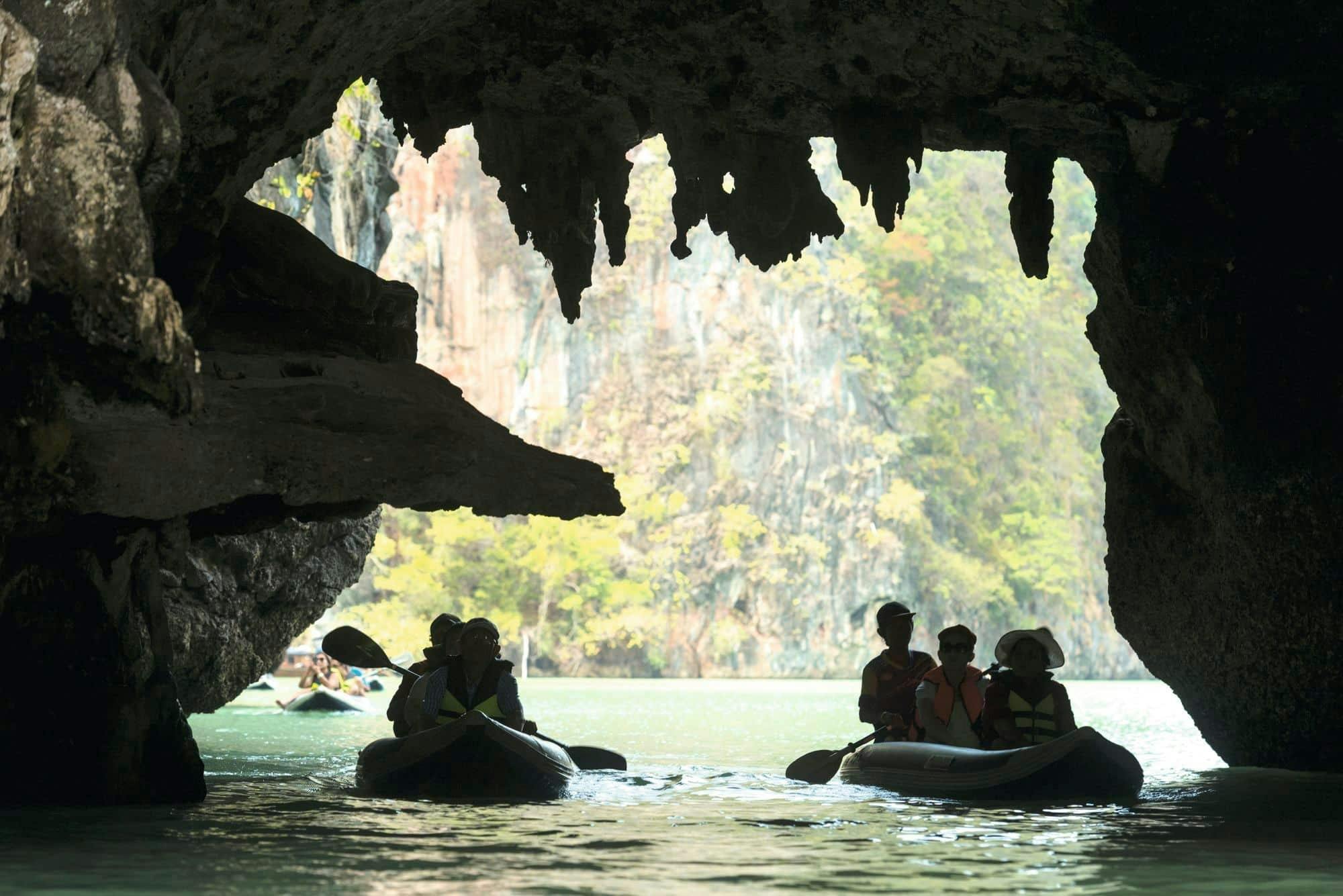 Full Day Phang Nga with Sea Kayak by Speedboat from Khaolak