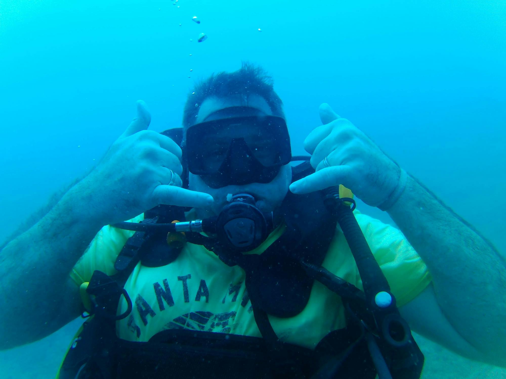 Beginners’ scuba diving session in Boa Vista