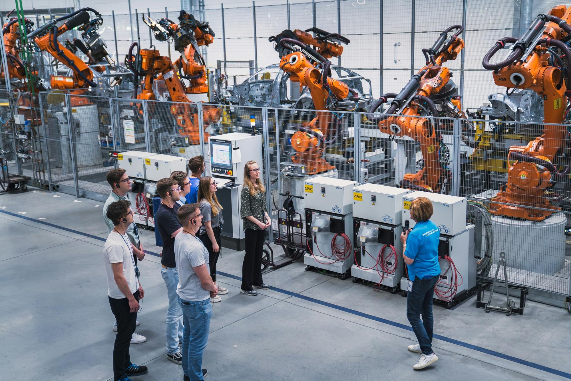 Visite guidée de l'usine du groupe BMW à Leipzig