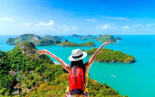 Visite guidée à Ang Thong avec kayak et déjeuner depuis Koh Samui