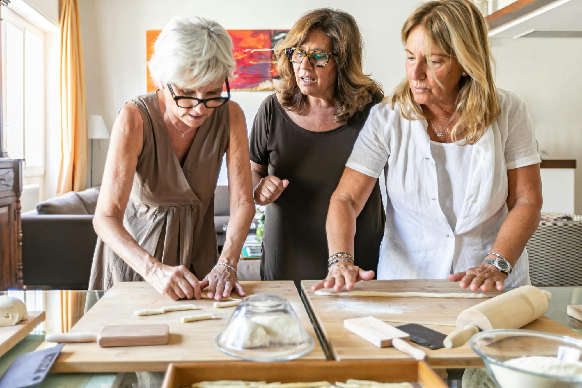 Aula de culinária de massas e tiramisu em Palermo