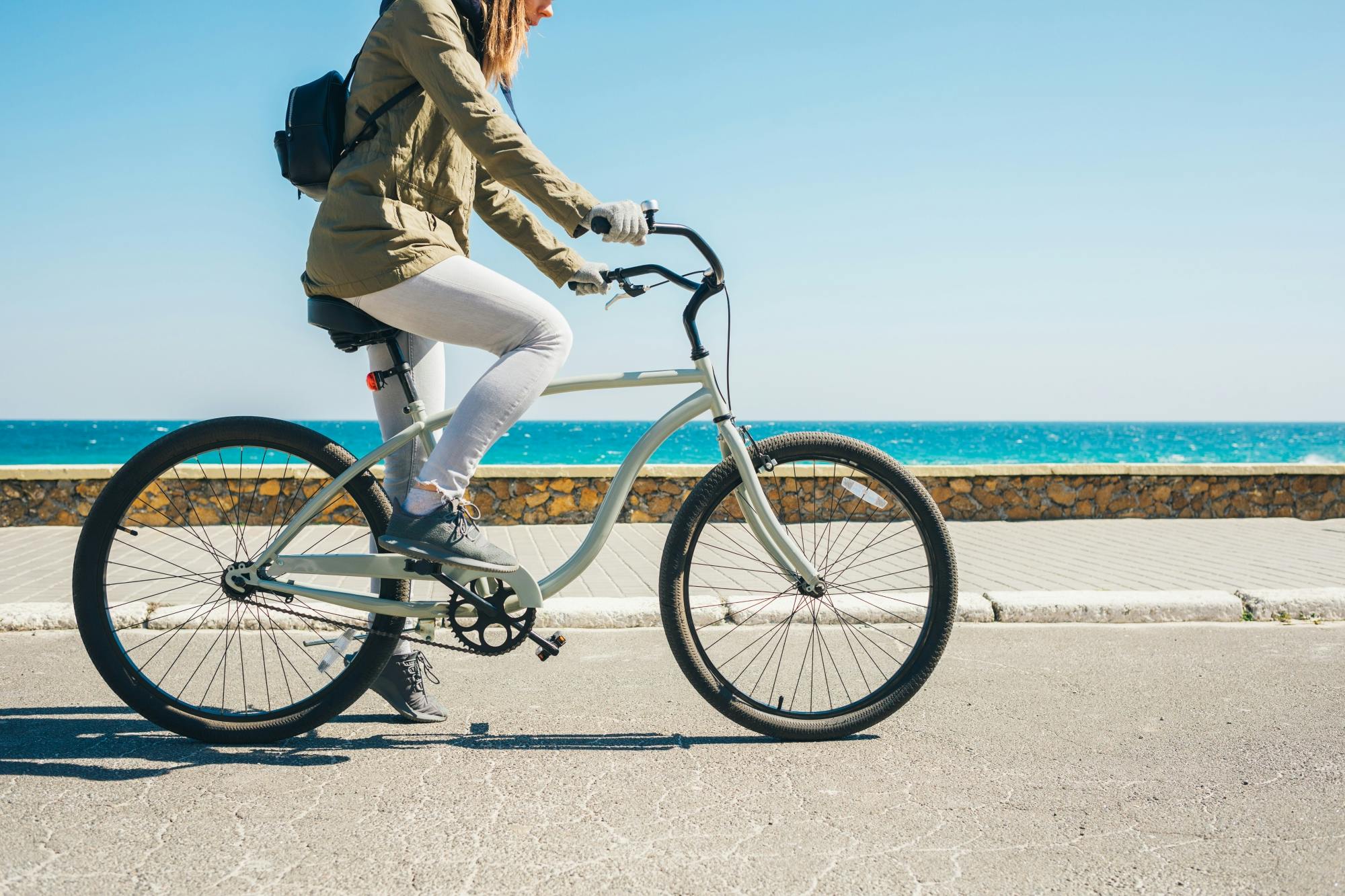 Dublino pedala lungo la costa in bici privata