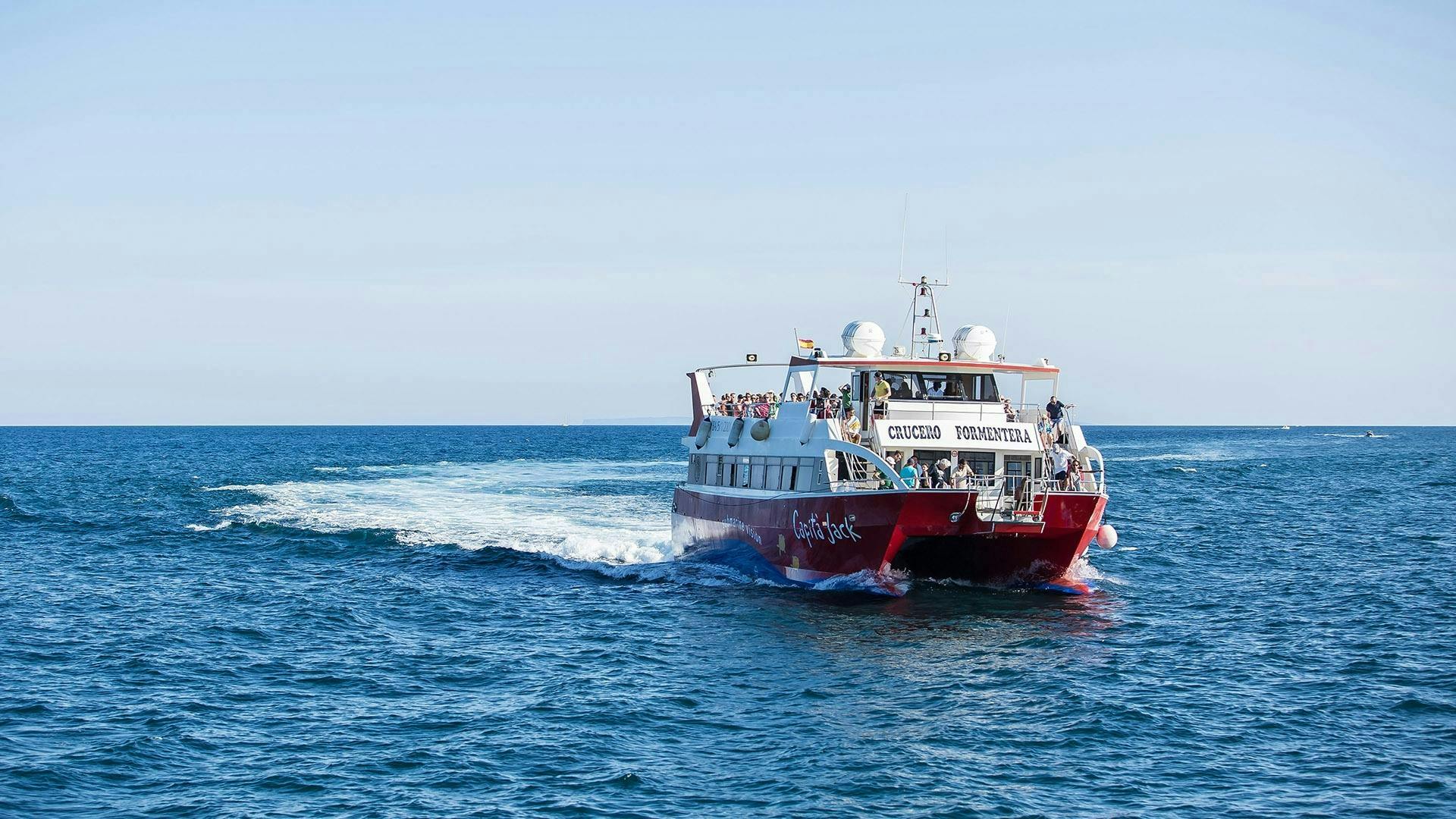 Traghetto di andata e ritorno da Cala Pada a Formentera