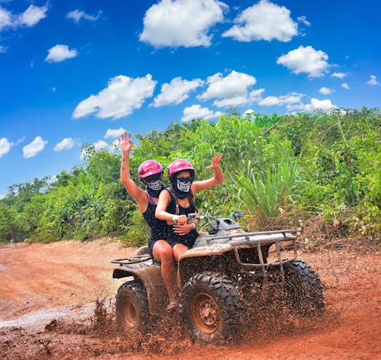 Jungle Adventure with ATV, Zip Line, Cenote and Tequila Tasting