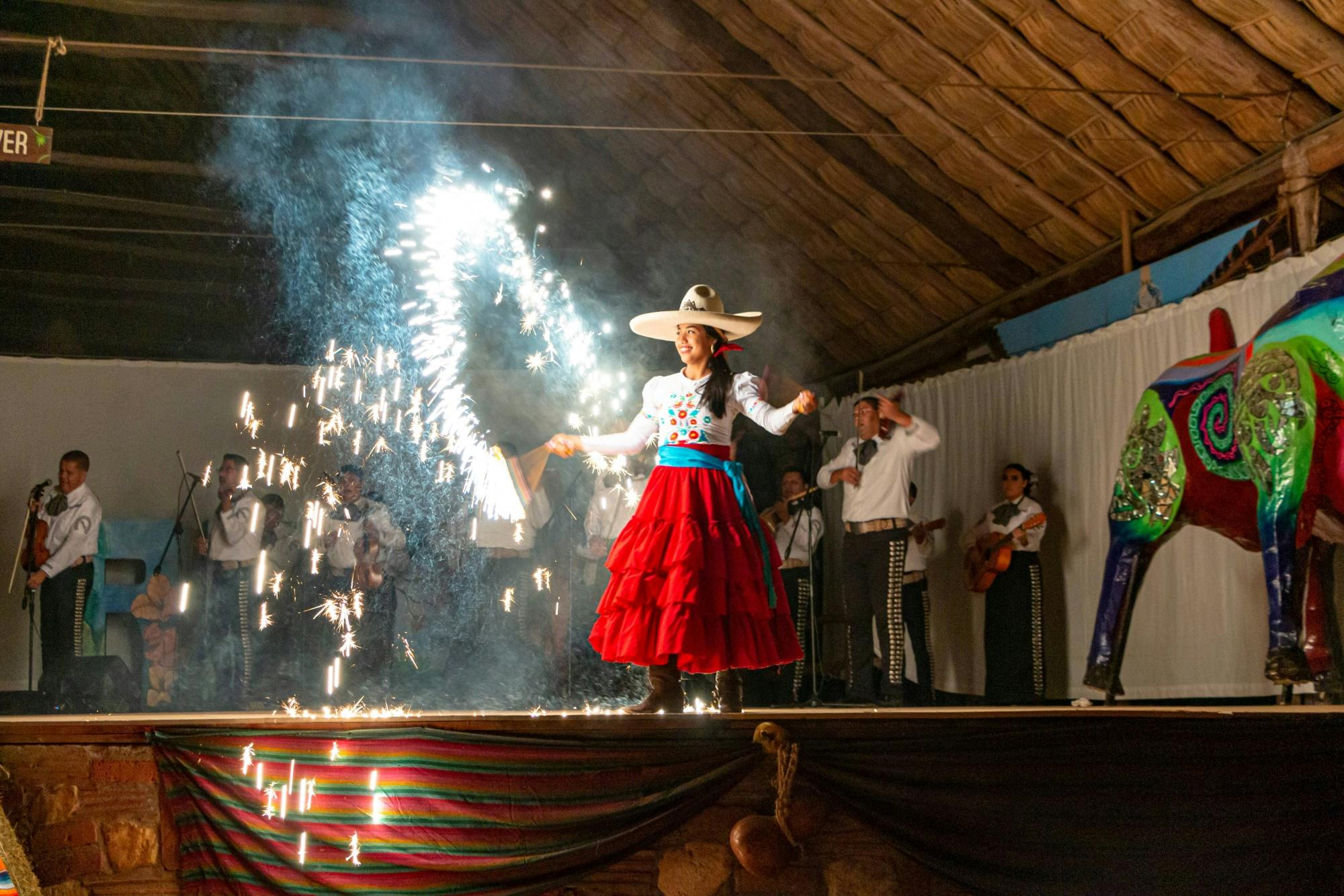 Mexikanische Fiesta in den Bergen